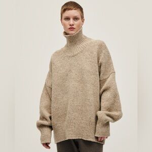 Babaa wool sweater no17 in Mist